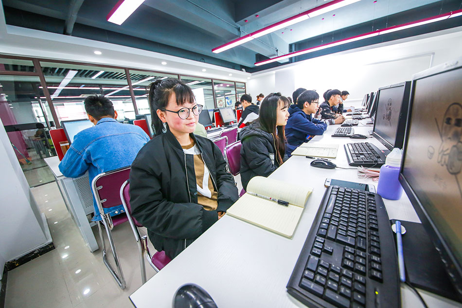 影视动漫传媒基地学生教室