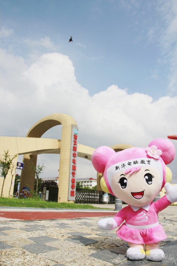 吉祥物"萌"动来袭 跟"新新""华华"一起走遍校园_南京新华电脑专修学院
